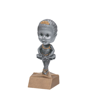 Female Girls Ballerina Bobblehead Trophy - 6