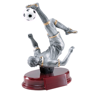 Glossy Soccer Trophy - 8.25