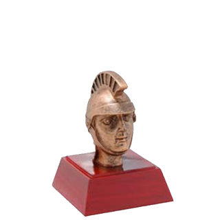 Spartan-Trojan Mascot Trophy - 4