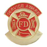 Fire Department Service Award Lapel Pin