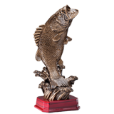 Standing Bass Fishing Trophy - 12