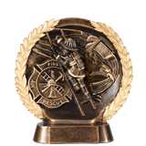 Fireman Wreath Trophy - 7.5