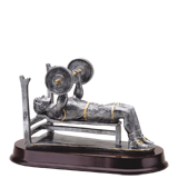 Weightlifting Bench Press Trophy - 8