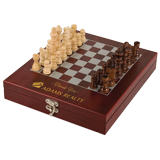 Executive Rosewood Chess Gift Set - 9
