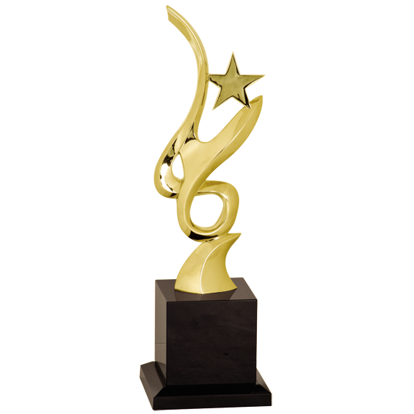 Jubilee Gold Star Award - 13" | Corporate Gifts | Cheap Sports Trophies