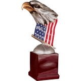 Hand Painted Patriotic Eagle IV - 9