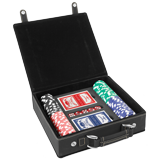 Executive Leatherette Poker Gift Set - 9