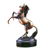 Rearing Horse Trophy - 8