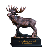 Standing Moose Trophy - 8