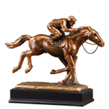 Jockey and Horse Racing Trophy - 9.5