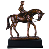 Jockey Riding Race Horse Trophy - 11