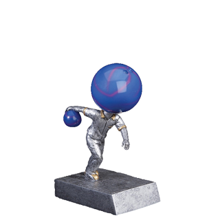 Bowling Ball Bobblehead Trophy - 5.5