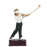Golf Action Color Trophy - 8