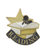 Academic Reading Star Lapel Pin