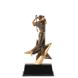 Power Star Mens Golfing Trophy - 7