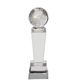 Galaxy Crystal Globe Trophy - 8.75