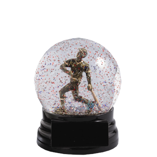 Boys Baseball Snowglobe Trophy - 5