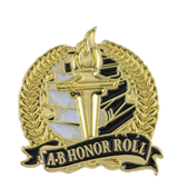 Academic A-B Honor Roll Lapel Pin