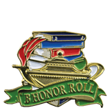 Educational B Honor Roll Pin