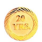 Twenty Years of Service Pin