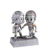 Female Soccer Double Bobble Trophy