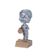 Girls Basketball Bobblehead Trophy - 6