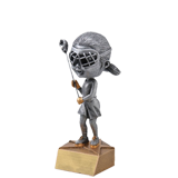 Girls Lacrosse Bobblehead Trophy - 6