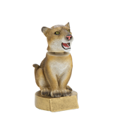 Cougar Mascot Bobblehead Trophy - 6
