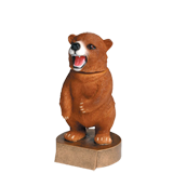 Bear Mascot Bobblehead Trophy - 6