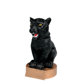 Black Panther Mascot Bobblehead Trophy - 6