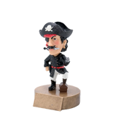 Pirate/Buccaneer Mascot Bobblehead Trophy - 6