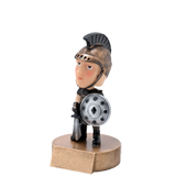 Spartan-Trojan Mascot Bobblehead Trophy - 6