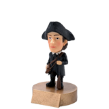 Patriot-Minuteman Mascot Bobblehead Trophy - 6