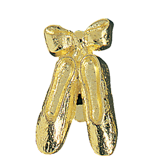 Gold Ballet Dance Slipper Lapel Pin