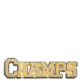 Gold Champs Lapel Pin