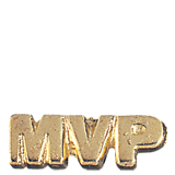 Gold MVP Lapel Pin