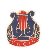 Music Lyre Choir Lapel Pin