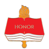 Honor Torch Scholastic Lapel Pin