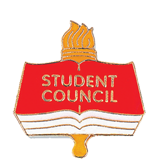 Student Council Torch Scholastic Lapel Pin