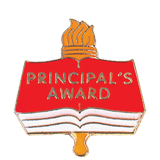 Principal's Award Torch Scholastic Lapel Pin