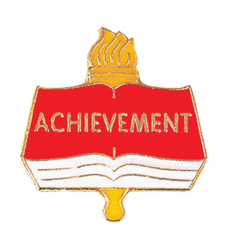 Achievement Torch Scholastic Lapel Pin