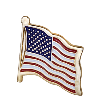 USA Flag Novelty Lapel Pin