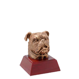 School Bulldog Mascot Trophy - 4