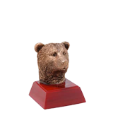 School Bear Mascot Trophy - 4