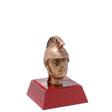 Spartan-Trojan Mascot Trophy - 4