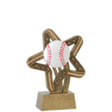 Stars N' Stripes Baseball Trophy - 6