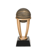 Golden Basketball Tower Trophy - 11