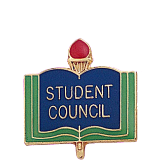 Student Council School Lapel Pin