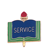 Service School Lapel Pin