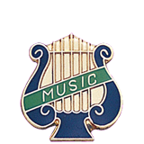 Music School Lapel Pin